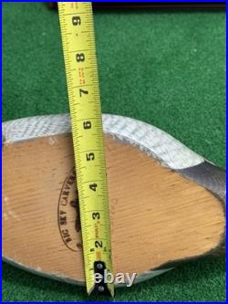 Vintage Big Sky Carvers Bozeman Montana Redhead Duck Bird Decoy Scott Huntsman