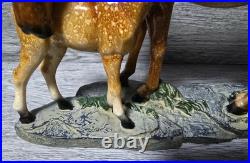 Vintage Big Sky Carvers, Brown Horse Mare And Foal Bonded Resin Sculpture