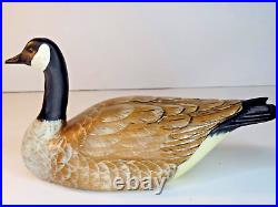 Vintage Big Sky Carvers Canada Goose Decoy by Toni Young, Hand-Carved Wood