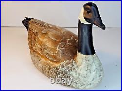 Vintage Big Sky Carvers Canada Goose Decoy by Toni Young, Hand-Carved Wood