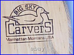 Vintage Big Sky Carvers Canada Goose Decoy by Toni Young, Hand-Carved Wood