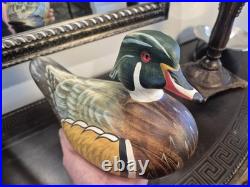 Vintage Big Sky Carvers Duck Decoy Limited Edition Flawless Signed Cabin Decor