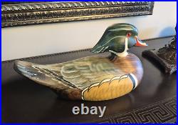 Vintage Big Sky Carvers Duck Decoy Limited Edition Flawless Signed Cabin Decor