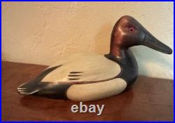 Vintage Big Sky Carvers Ducks Unlimited Wooden Duck Decoy Hand Painted Figurine