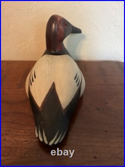 Vintage Big Sky Carvers Ducks Unlimited Wooden Duck Decoy Hand Painted Figurine