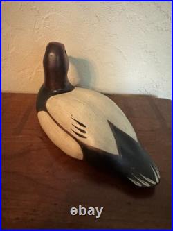 Vintage Big Sky Carvers Ducks Unlimited Wooden Duck Decoy Hand Painted Figurine