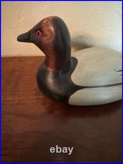Vintage Big Sky Carvers Ducks Unlimited Wooden Duck Decoy Hand Painted Figurine