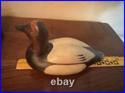 Vintage Big Sky Carvers Ducks Unlimited Wooden Duck Decoy Hand Painted Figurine
