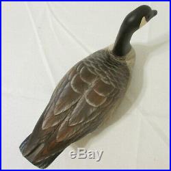 Vintage Big Sky Carvers Hand Carved Canada Goose Painted Glass Eyes by M Michael