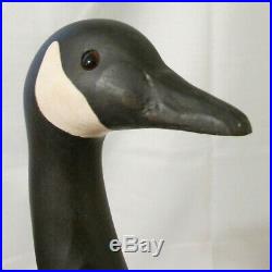 Vintage Big Sky Carvers Hand Carved Canada Goose Painted Glass Eyes by M Michael