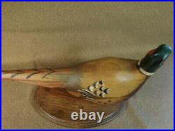 Vintage Big Sky Carvers Masters Edition Woodcarving PHEASANT Bird Limited
