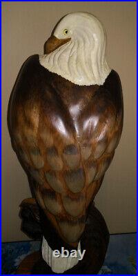 Vintage Big Sky Carvers Masters Limited Duck Decoy Bald Eagle Excellent RARE