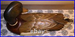 Vintage Big Sky Carvers Masters Wood Duck Decoy Mallard LARGE EXCELLENT RARE