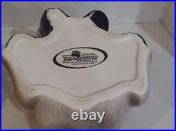 Vintage Big Sky Carvers Phyllis Driscoll Ceramic Gray Moose Cookie Jar 12 X 9