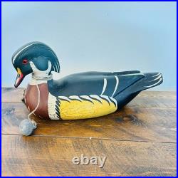 Vintage Big Sky Carvers Wood Duck Signed and Numbered Wooden