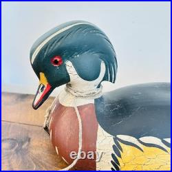 Vintage Big Sky Carvers Wood Duck Signed and Numbered Wooden