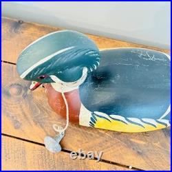 Vintage Big Sky Carvers Wood Duck Signed and Numbered Wooden