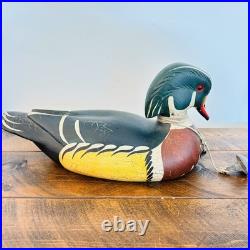Vintage Big Sky Carvers Wood Duck Signed and Numbered Wooden