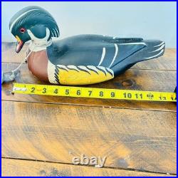 Vintage Big Sky Carvers Wood Duck Signed and Numbered Wooden