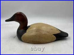 Vintage Big Sky Carvers Wooden Duck Decoy 2003 Canvasback Signed Tommy Findley 1