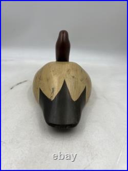 Vintage Big Sky Carvers Wooden Duck Decoy 2003 Canvasback Signed Tommy Findley 1