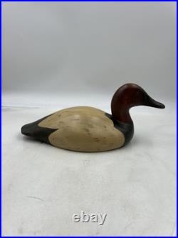 Vintage Big Sky Carvers Wooden Duck Decoy 2003 Canvasback Signed Tommy Findley 1
