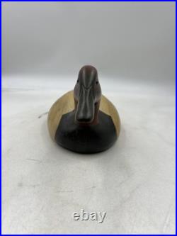 Vintage Big Sky Carvers Wooden Duck Decoy 2003 Canvasback Signed Tommy Findley 1