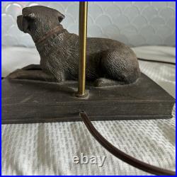Vintage Bronze Labrador Retriever Hunting Dog Sculpture Lamp Big Sky Carvers