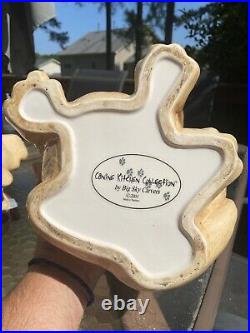 Vintage Canine Kitchen Collection Golden Lab Dog Big Sky Carvers Cookie Jar 2001