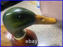 Vintage Duck Big Sky Carvers Mallard 20 Hand Carved & Painted-Artist Signed