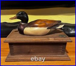 Vintage Ducks Unlimited Big Sky Carvers Mallard Decoy Stash Box