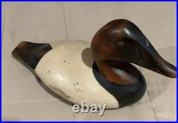 Vintage Ducks Unlimited Signed Canvasback Decoy Big Sky Carvers Curette ViKander
