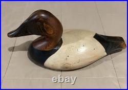 Vintage Ducks Unlimited Signed Canvasback Decoy Big Sky Carvers Curette ViKander