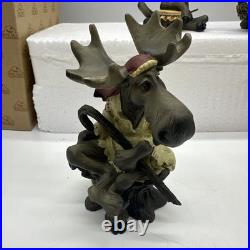 Vintage Moosetivity II & III 2 & 3 Sets Mountain Mooses Big Sky Carvers EUC