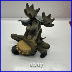 Vintage Moosetivity II & III 2 & 3 Sets Mountain Mooses Big Sky Carvers EUC