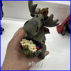 Vintage Moosetivity II & III 2 & 3 Sets Mountain Mooses Big Sky Carvers EUC