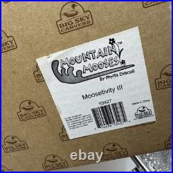 Vintage Moosetivity II & III 2 & 3 Sets Mountain Mooses Big Sky Carvers EUC