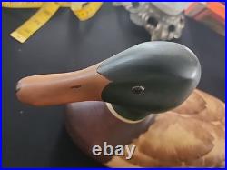 Vintage Signed Thomas Chandler 1985 RARE Wood Duck Decoy Big Sky Carvers MT