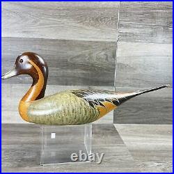 Vintage Wood Carving Duck Decoy 18 Pintail Duck by Montana Big Sky Carvers