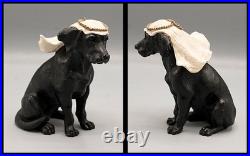 Vtg 2002 Big Sky Carvers Canine Dogtivity Dog Nativity 9 Piece Set with Box READ