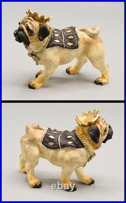 Vtg 2002 Big Sky Carvers Canine Dogtivity Dog Nativity 9 Piece Set with Box READ