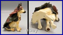 Vtg 2002 Big Sky Carvers Canine Dogtivity Dog Nativity 9 Piece Set with Box READ