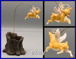 Vtg 2002 Big Sky Carvers Canine Dogtivity Dog Nativity 9 Piece Set with Box READ