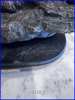 Vtg Big Sky Carvers Keep Up Bear & Cub Bronze Marc Pierce Statue Figurine