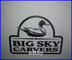 Vtg Big Sky Carvers Masters Edition Duck Decoy John Gewerth Scolding Widgeon DU