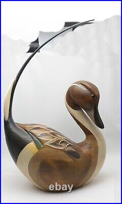 Vtg Big Sky Carvers Wood Duck Decoy Hindley Collection 2006 Very Nice
