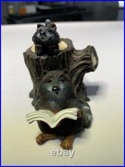 Vtg. Kritter Hollows By Big Sky Carvers 2000 Book Racoons