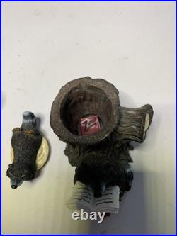 Vtg. Kritter Hollows By Big Sky Carvers 2000 Book Racoons