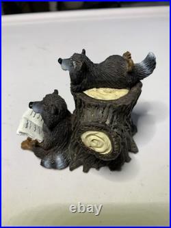 Vtg. Kritter Hollows By Big Sky Carvers 2000 Book Racoons