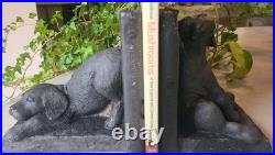 Vtg Limited Edition Puppy Dog Bookends Big Sky Carvers by Bradford Williams'96
